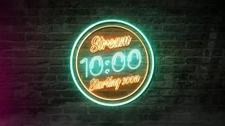 Neon 10 min Countdown - Live Stream Starting Soon