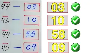 Thailand lottery sure number Down set | Thai lottery result 16-05-2022