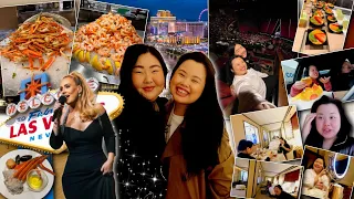 VLOG: surprised my bestie with ADELE in LAS VEGAS, driving for 4 hours to eat, luxury vegas hotel