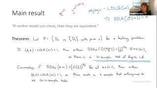 Pedagogical Talk: Frameworks for Information-Computation Tradeoffs