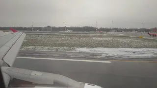Посадка самолёта AIRBUS A321-200 RED WINGS в аэропорту Храброво