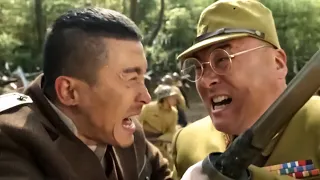 The Japanese officer was too arrogant, looked down on the guy, and was chopped up in the next second