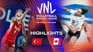 🇹🇷 TUR vs. 🇨🇦 CAN - Highlights Week 2 | Women's VNL 2023