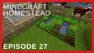 First Farm!! Minecraft: Homestead 🍎 - Episode 27