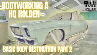 Body Working a HQ Holden - Basic Body Restoration Part 2 - The Resto Shed