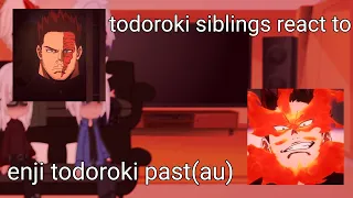 bnha/mha/todoroki siblings react to endeavor/ enji todoroki past(au)