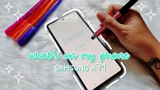 what's on my phone 🍃 | aesthetic android phone 🐢 -- samsung galaxy a71 🌻