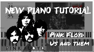 Pink Floyd us and them - piano tutorial