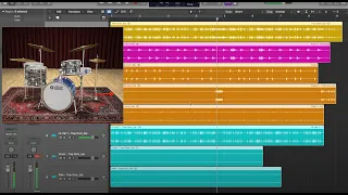 LOGIC PRO X  - Convert Drummer in Separate Audio Tracks