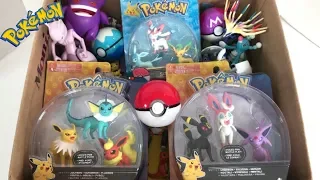 EEVEE Evolution Jolteon Vaporeon Flareon Umbreon Sylveon Espeon Glaceon Leafeon Pokemon Figures