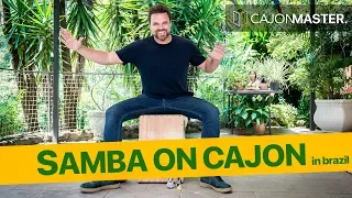 LEARN TO PLAY A SAMBA GROOVE ON CAJON - Brazil vlog/tutorial