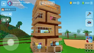 Block Craft 3D: Building Simulator Games For Free Gameplay #1595 (iOS & Android)| Modern Wooden 🏠