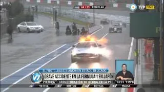 Visión 7 - Grave accidente en la competencia de Fórmula 1 de Japón