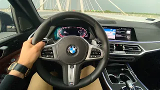 BMW X7 [3.0 40i 333 HP] | Test Drive #101 *Heavy Hailstorm | POV Driver. TV