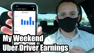My Weekend Uber Driving Earnings