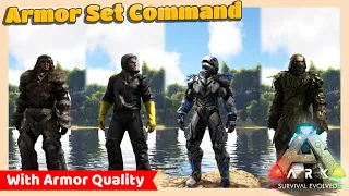 Spawn Armor Set ( Flak , Hazard to Tek Ascendant ) Command in ARK Survival Evolved