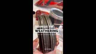 One of my favorite weathering methods