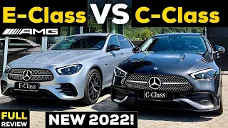 2022 MERCEDES C Class AMG vs E Class NEW FULL In-Depth Review EVERYTHING You Need To Know!