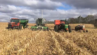 Day 4 of corn harvest 2020 with gleaner combines