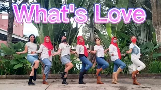 What's Love Line Dance || Choreo by Sandra Lumbanraja (INA) & Roosamekto Mamek (INA) || Improver