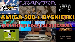 Borsuk Retro Gry TV: AMIGA 500 - Gramy z Dyskietek (Test Nowej A500 Borsuka!)