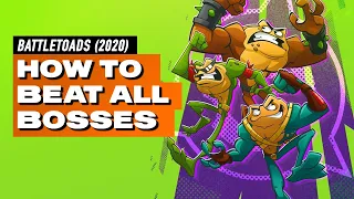 How To Beat ALL BOSSES (SOLO) 🐸🐸🐸 BATTLETOAD DIFFICULTY | BATTLETOADS (2020) BOSS GUIDE