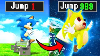 Every JUMP MULTIPLIES for BABY SONIC in GTA 5 RP