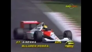 Ayrton Senna - Pole Position Lap GP Italy 1990 Monza McLaren Honda MP4/5B Formula 1