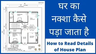 How to Read Floor Plan | घर का नक्शा कैसे पड़ा जाता है |  How to Read House Plans