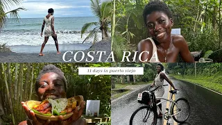 Costa Rica Travel Vlog: Puerto Viejo, Howling Monkeys, Waterfalls, beaches, Biking, etc.