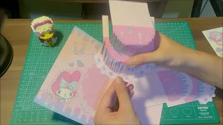 (Music on) DIY Quitebook Birthday Card My Melody