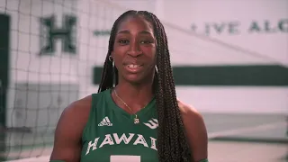 Healthier Hi-Lights: Amber Igiede (University of Hawaii Women's Volleyball)