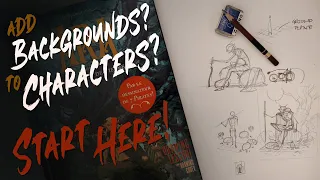 Learn To Add Backgrounds To Your Characters (First Steps) | Drawing -Comics - Manga - Foundation