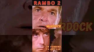 Rambo ☆ John Rambo 2 Murdock I'm Coming To Get You ☆ Rambo Edit 🚁 #rambo #rocky #motivation