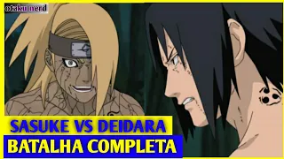 SASUKE VS DEIDARA BATALHA COMPLETA [NARUTO SHIPPUDEN] .