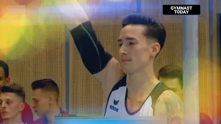 Top 3 in Men's Parallel Bars Final - 2022 Varna Gymnastics World Challenge Cup