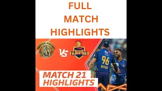 Northern Warriors vs Deccan Gladiators | T10 league 2023 | match 21 | complete highlights