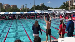 ISCA 50 Free SCY Swim-off.  Lane 6 (right)