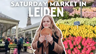 A tour of the Leiden Saturday market 💐