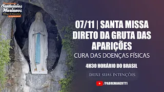 AO VIVO MISSA NA GRUTA DE MASSABIELLE | SANTUÁRIO Nª SRA DE LOURDES | PADRE REGINALDO MANZOTTI