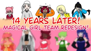 Redesigning my first✨Magical Girl Team✨ after 14 YEARS! 【Speedpaint+Chat】