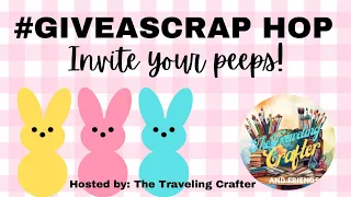 #giveascrap Channel Hop | Let's Craft With Scraps | Scrappy Floating Pocket Craft Along