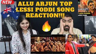 ALLU ARJUN TOP LESSI PODDI VIDEO SONG Reaction by an AUSTRALIAN Couple | Allu Arjun Reaction | WOW |