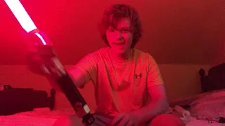 Unboxing the most realistic lightsaber you can buy! (Sabertrio Vahlken Neosaber)