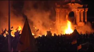 Riot Police Move in Against Kiev Protest Camp