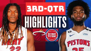 Miami Heat vs. Detroit Pistons Highlights HD 3RD-QTR | NBA October 25, 2023