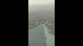 Uzbekistan airways Boeing 767-300 ER Tashkent-Sankt-Peterburg take off and landing 2020 January