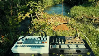 OUTDOOR ABSTRACT ELECTRONICS with KORG VOLCA DRUM and VOLCA SAMPLE (Pajen Firmware)