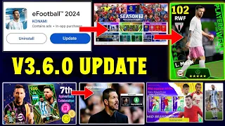 V3.5.1 Big Update! Nominating Pack New Managers, Free Rewards, Free Coins In eFootball 2024 Mobile