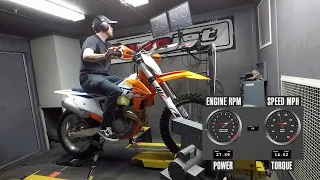 2022 KTM 350 XC-F Dyno Test